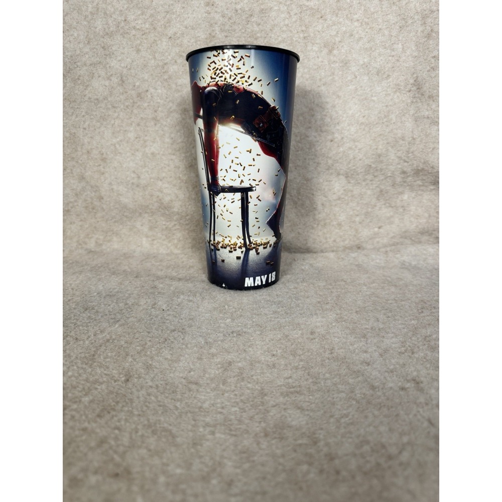 2018 Deadpool Promotional plastic cup Movie Flashdance Bullets marvel theatre